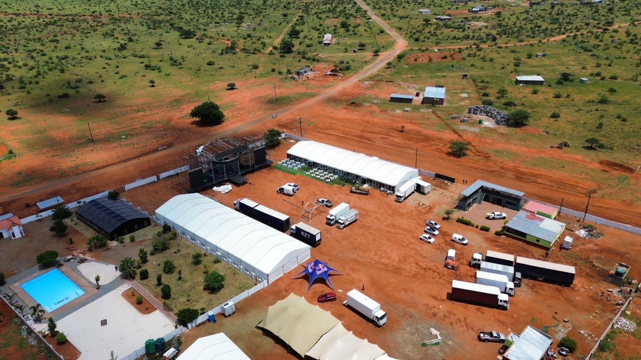 Tent Drone View